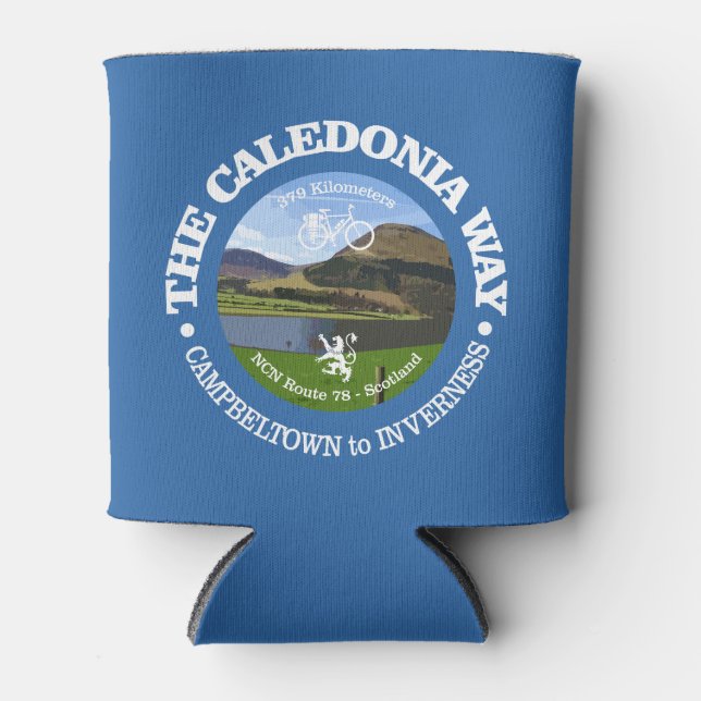 Caledonia Way (cycling c) Can Cooler (Front)