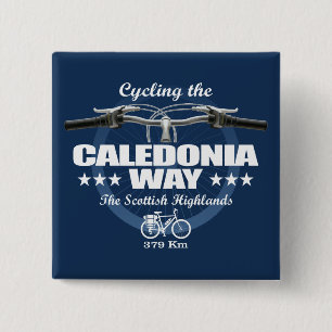 Caledonia Way (H2) 15 Cm Square Badge