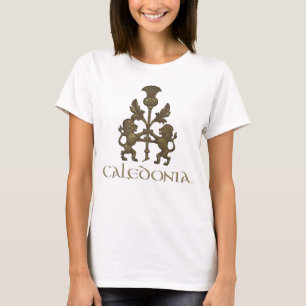 Caledonia with Lions and Thistles T-Shirt