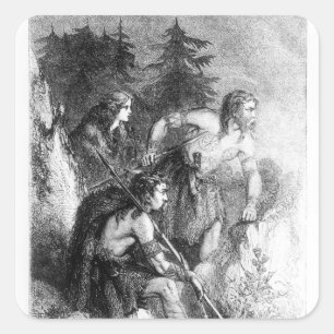 Caledonians, or Picts Square Sticker