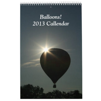 Calendar 2013 Balloons
