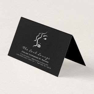 Calendar 2018 Beauty Studio Makeup Lashes Logo Business Card