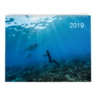 Calendar 2019 - Under the surface of the ocean