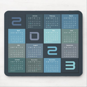Calendar 2023 mouse mat