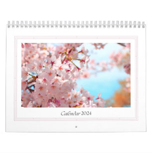 Calendar 2024 Sakura tree