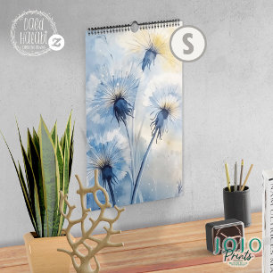 Calendar 2025 Dandelion Flower Background