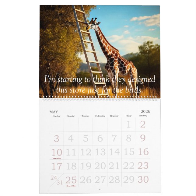 Calendar 2025 - Not so serious  (May 2026)