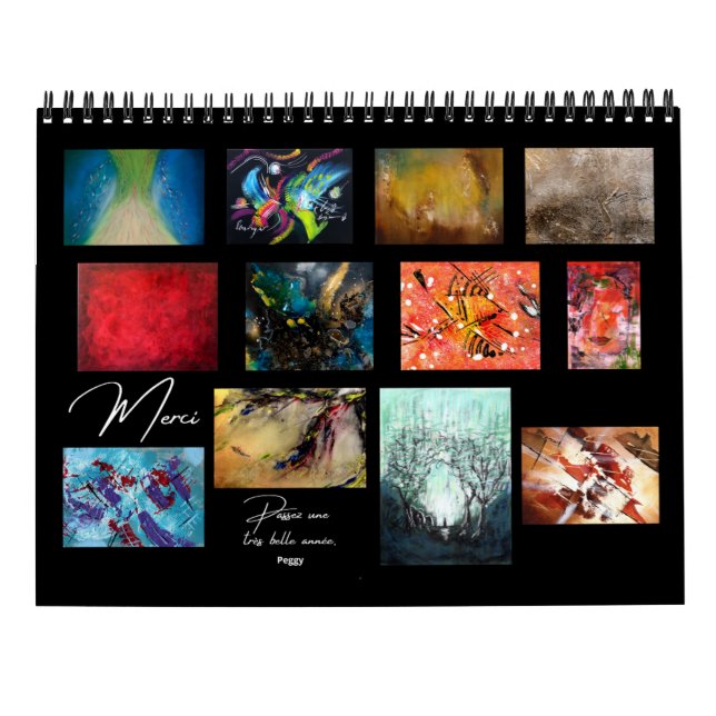 Calendar 2025 - Peggy Drouault (Back)