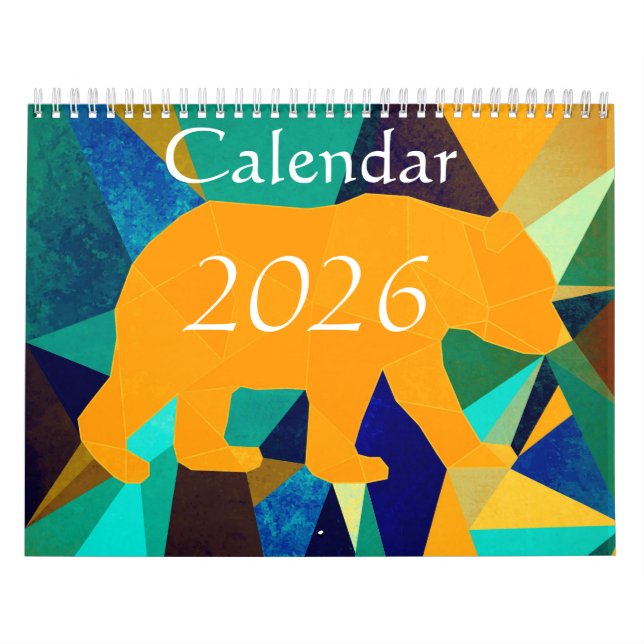 Calendar 2026 - Animals (Cover)