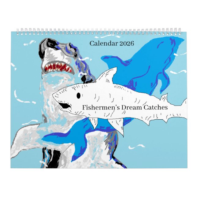 Calendar 2026 Fishermen's Dream Catches  (Cover)