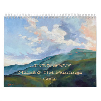 Calendar 2026 Linda Grey Paintings of NH & ME