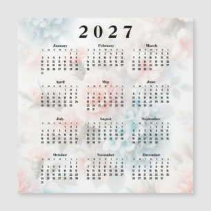 Calendar 2027 Flowers