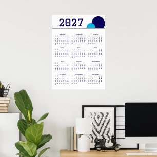 Calendar 2027 poster