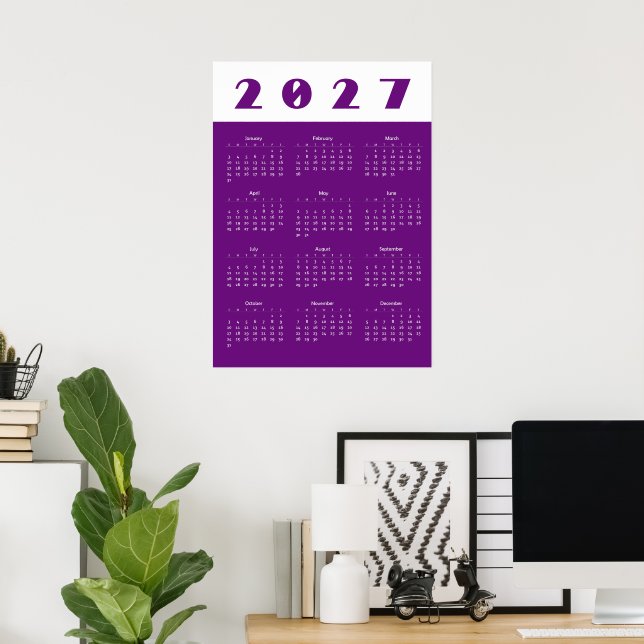 Calendar 2027 poster (Home Office)