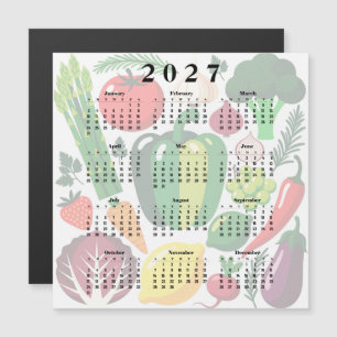 Calendar 2027 Vegetables