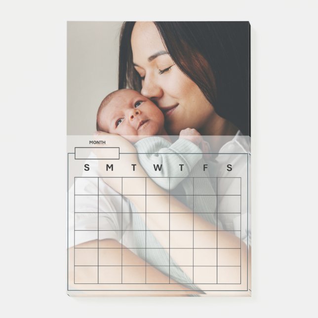 Calendar Add Photo Post-it Notes (Front)