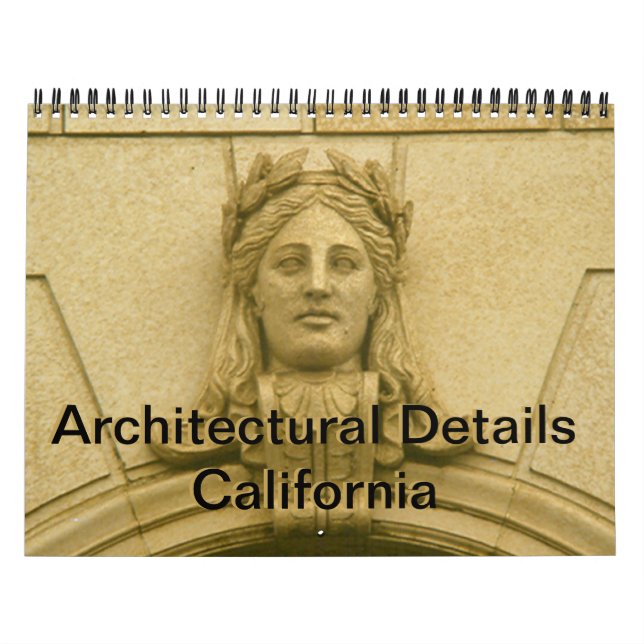 Calendar - Architectural Details California (Cover)