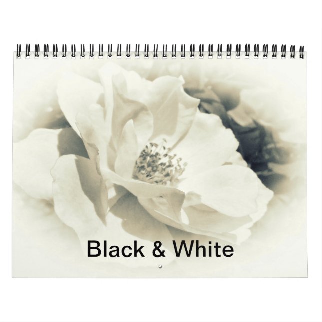 Calendar - Black and White Photography (Cover)