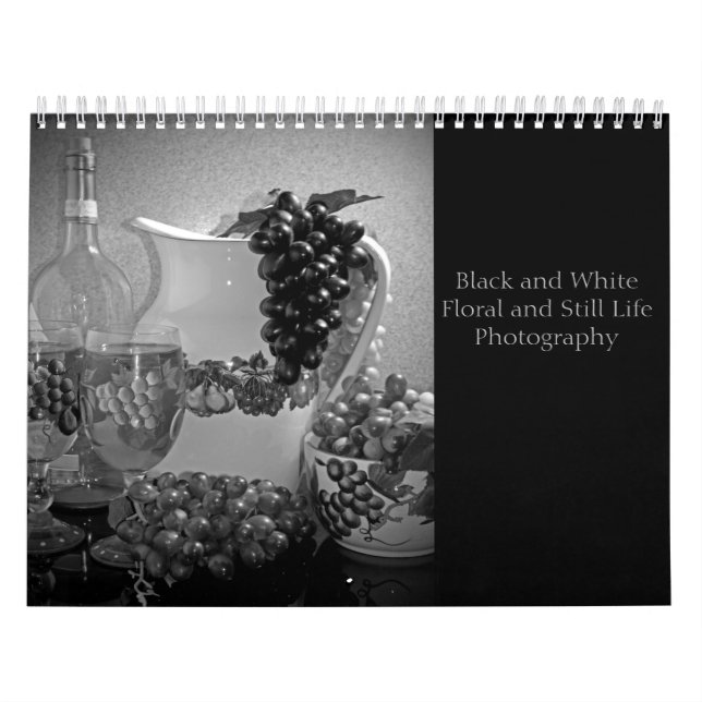 Calendar Black & White Floral and Still Life (Cover)