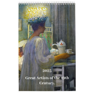 Calendar by Great artists of the 19th century