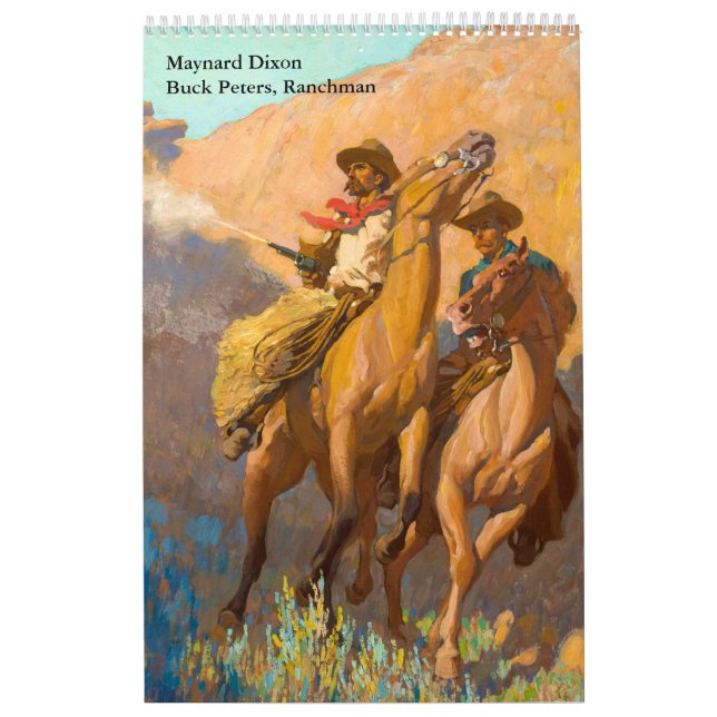 Calendar by Maynard Dixon (Cover)