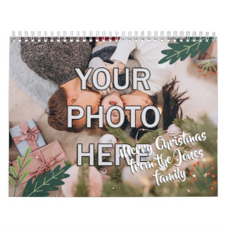 Calendar Christmas gift family kids personalized