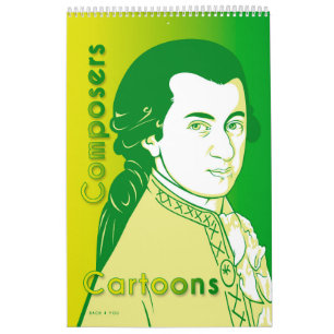 Calendar classical composers cartoons