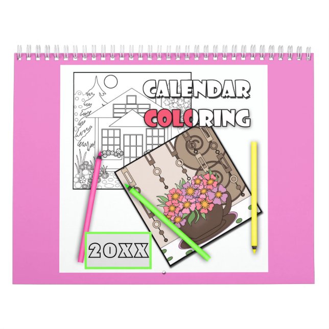 Calendar  colouring  20xx (Cover)