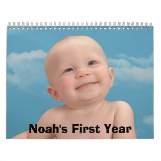 Calendar-Cover, Noah's First Year Calendar