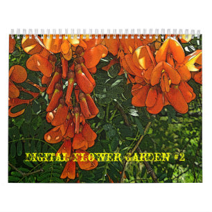 Calendar Digital Flower Garden #2