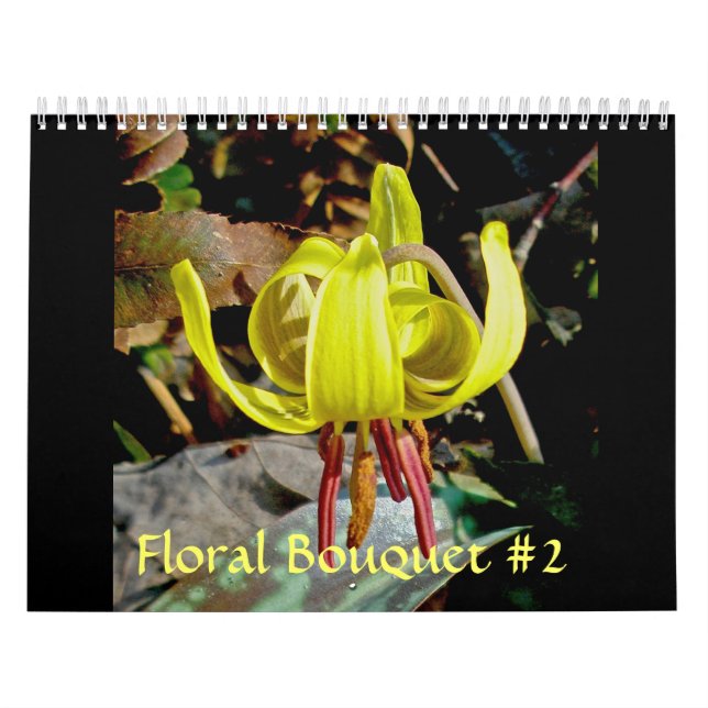 Calendar - Floral Bouquet #2 (Cover)