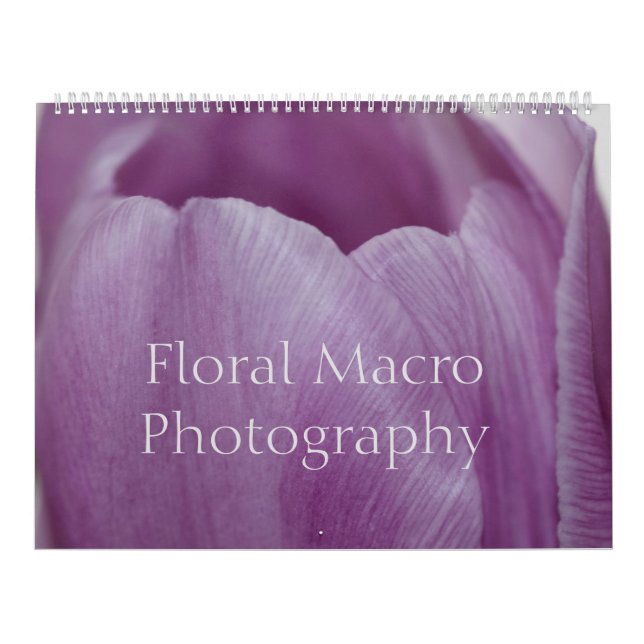 Calendar Floral Photography Close Ups (Cover)