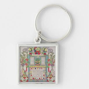Calendar for Year 23 of the Reign of Emperor Key Ring