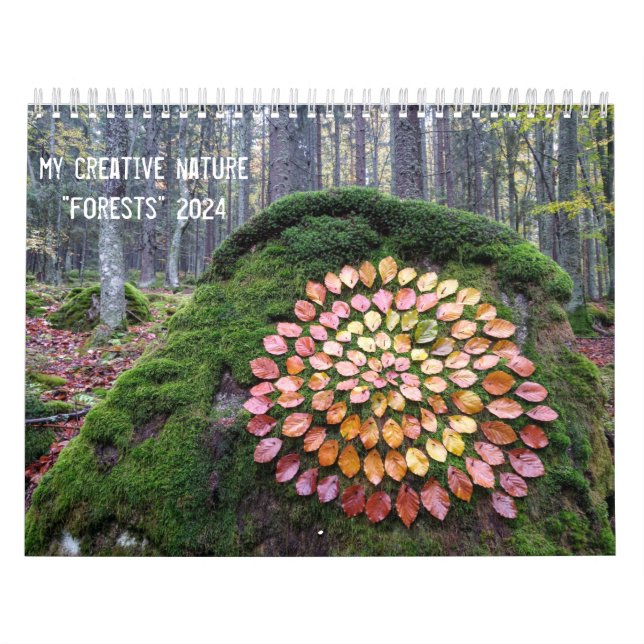 calendar forests 2024 art landart nature (Cover)