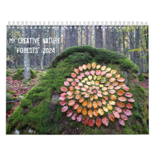 calendar forests 2024 art landart nature