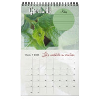 Calendar God meditation: star, words & notes