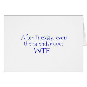 Calendar goes wtf