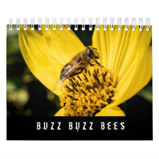 Calendar Honey and Bumble Bees