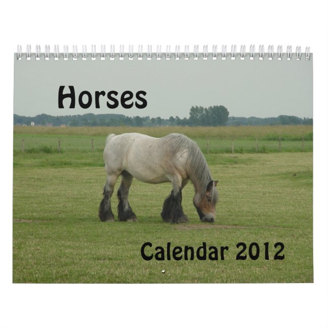 Calendar - Horses (Cover)
