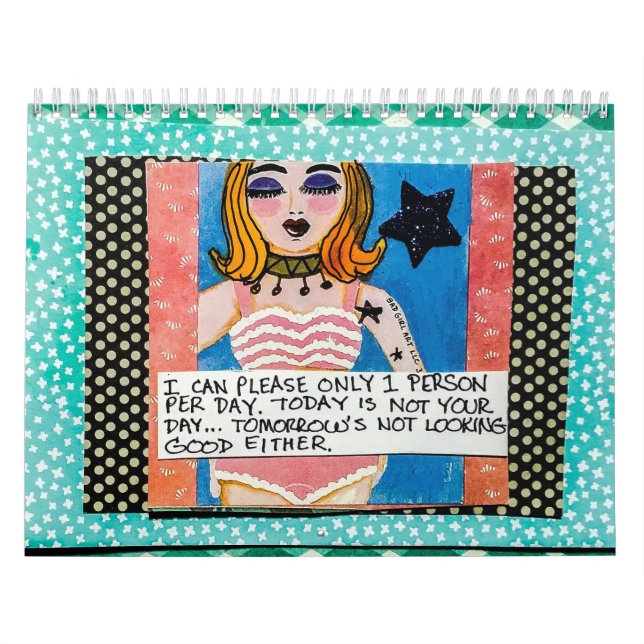 calendar- I can please only 1 person per day Calendar (Cover)