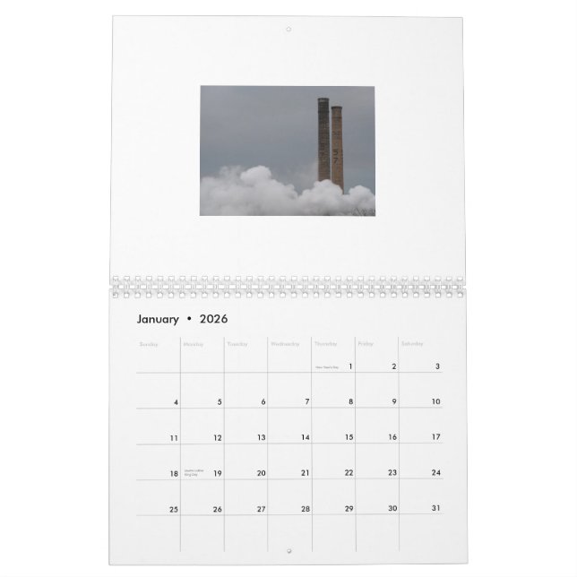 Calendar: Industrial Pittsburgh Calendar (Jan 2026)