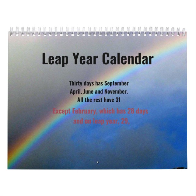 Calendar - Leap Year (Cover)