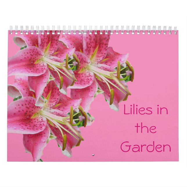 Calendar - Lilies in the Garden (Cover)
