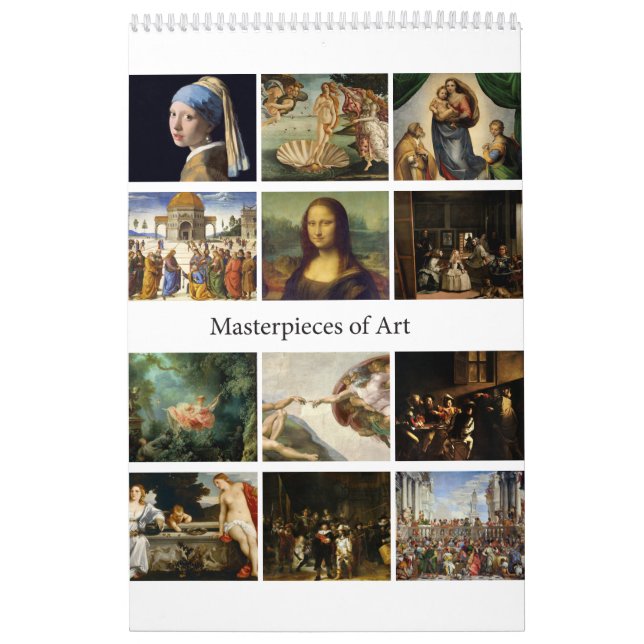 Calendar Masterpieces of Art (Cover)