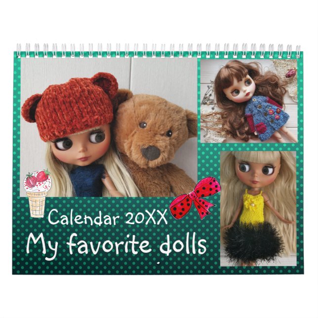 Calendar.  My favourite dolls Calendar (Cover)