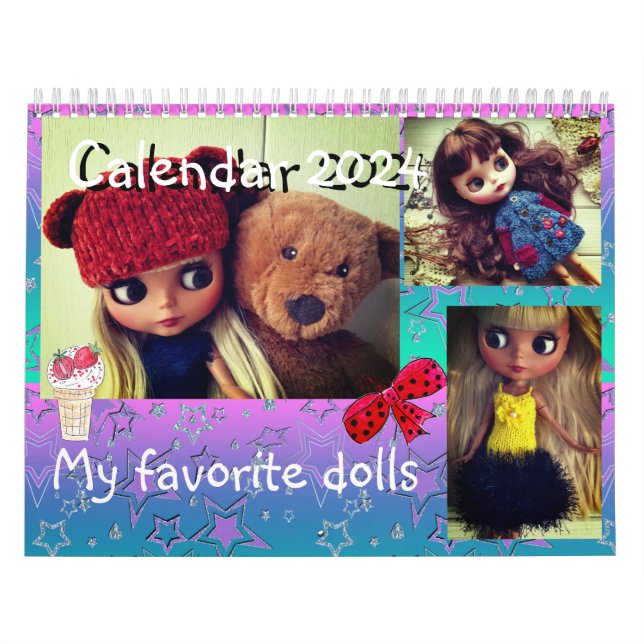 Calendar.  My favourite dolls Calendar (Cover)