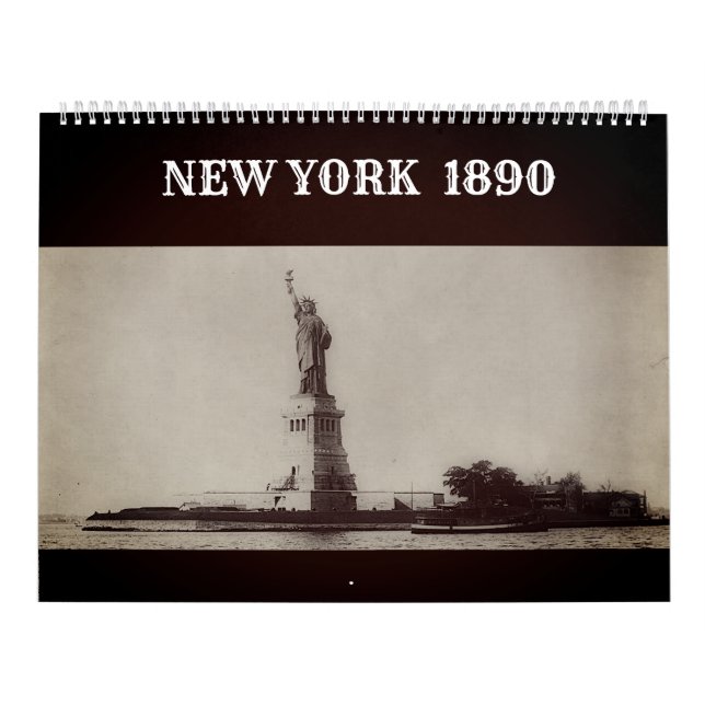 Calendar New York 1890 (Cover)