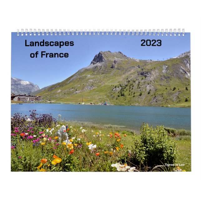 Calendar of 2023 landscapes of France (Cover)