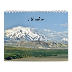 Calendar of Alaska scenery