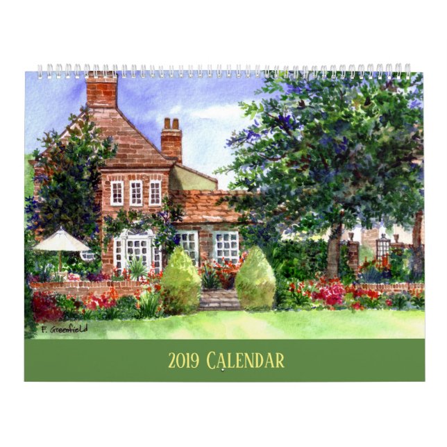 Calendar of Landscape Watercolor Paintings (Cover)